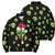 Alien Christmas Bomber Puffer Jacket Xmas Holiday Patterns - Wonder Print Shop