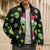 Alien Christmas Bomber Puffer Jacket Xmas Holiday Patterns - Wonder Print Shop