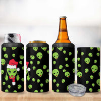 Alien Christmas 4 in 1 Can Cooler Tumbler Xmas Holiday Patterns - Wonder Print Shop