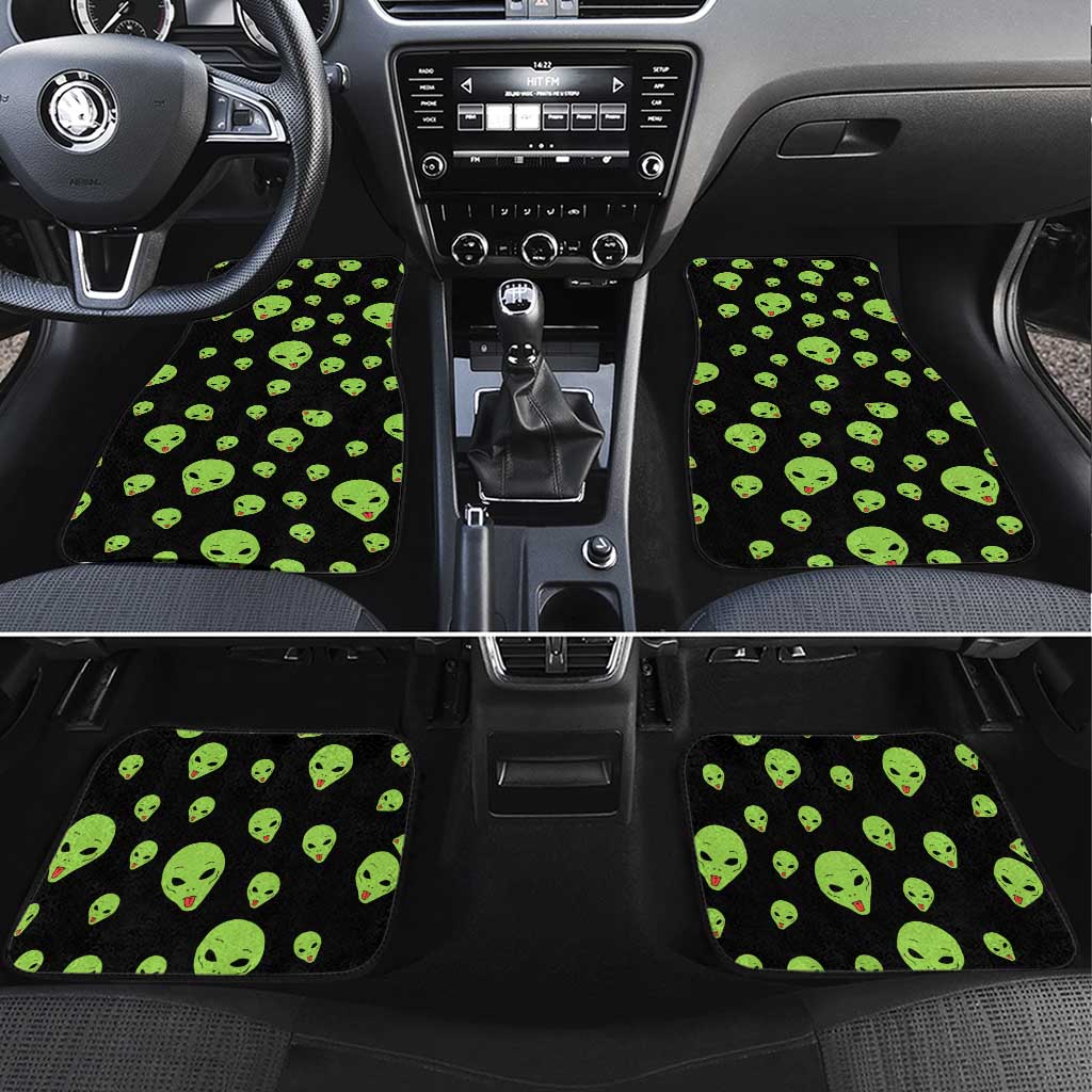Alien Christmas Car Mats Xmas Holiday Patterns - Wonder Print Shop