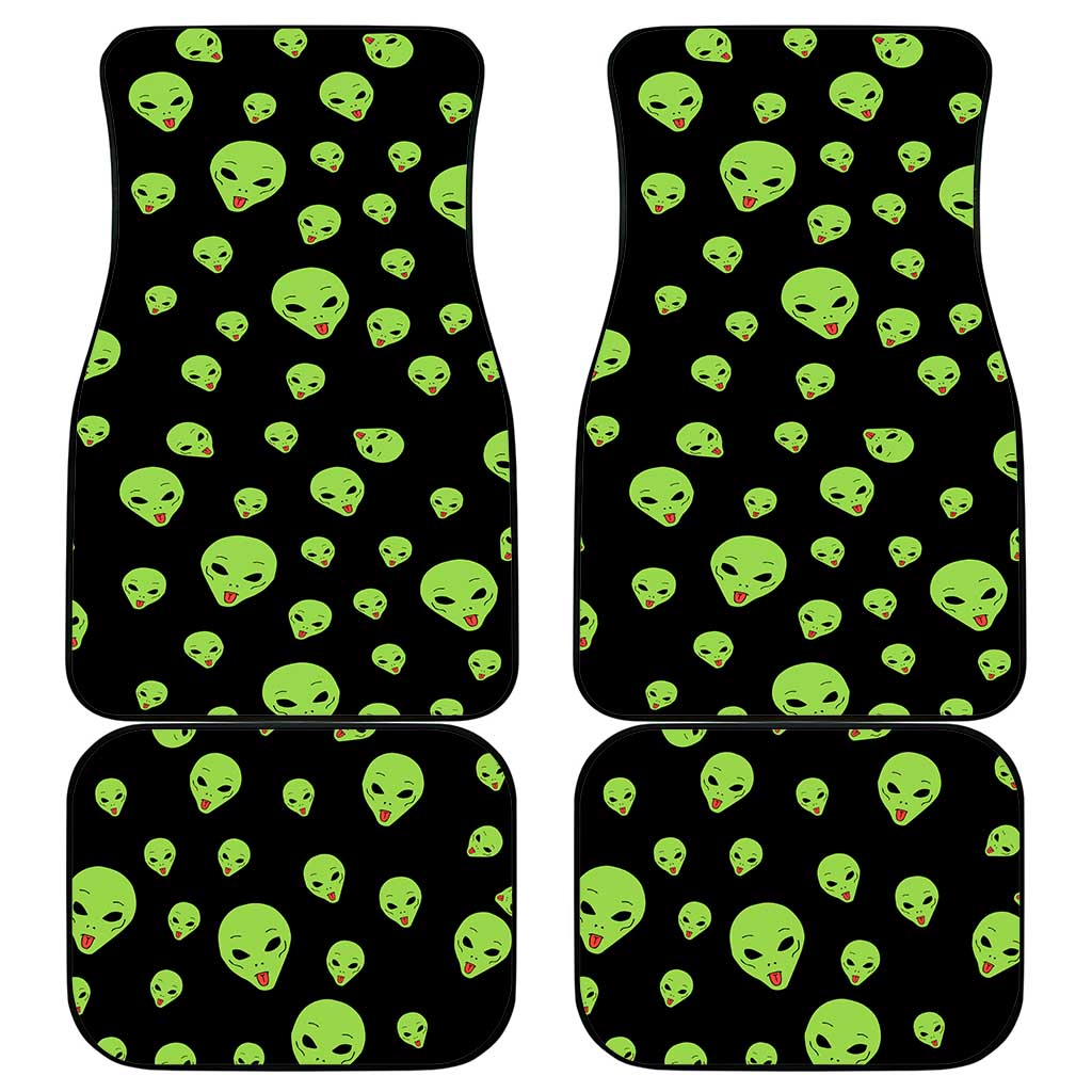 Alien Christmas Car Mats Xmas Holiday Patterns - Wonder Print Shop