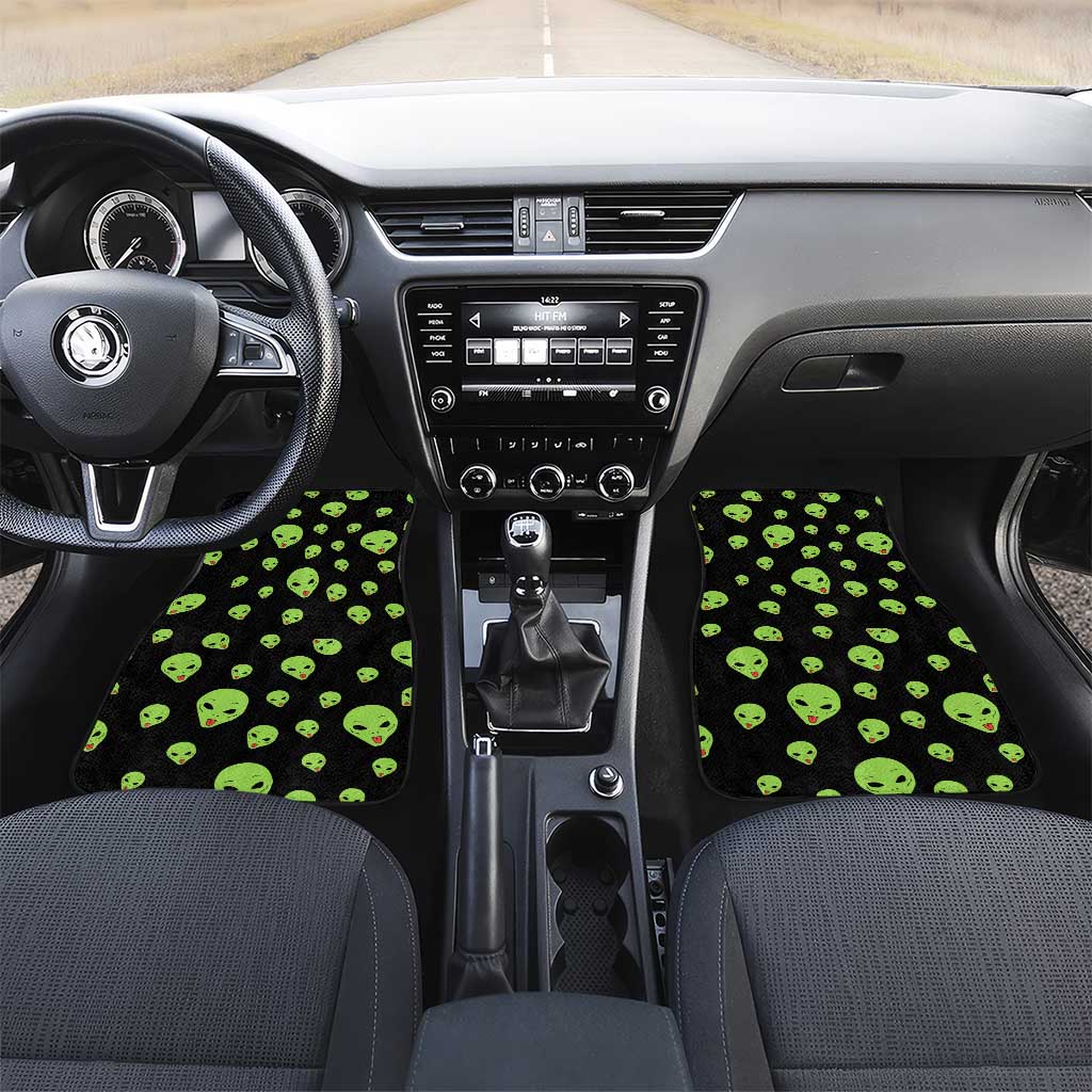 Alien Christmas Car Mats Xmas Holiday Patterns - Wonder Print Shop