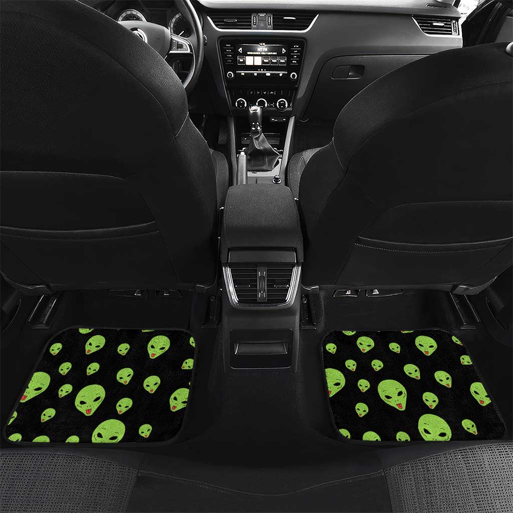 Alien Christmas Car Mats Xmas Holiday Patterns - Wonder Print Shop
