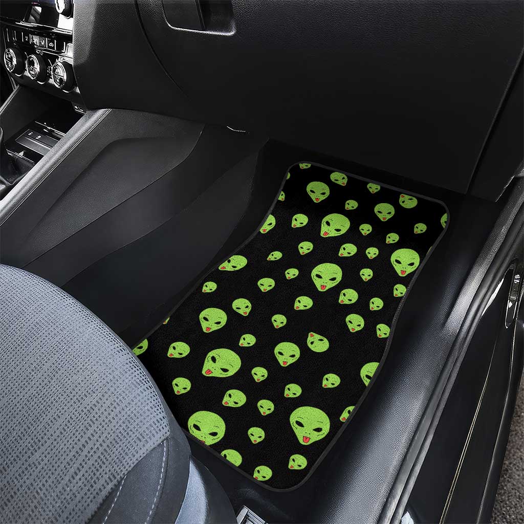 Alien Christmas Car Mats Xmas Holiday Patterns - Wonder Print Shop
