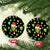 Alien Christmas Ceramic Ornament Xmas Holiday Patterns - Wonder Print Shop