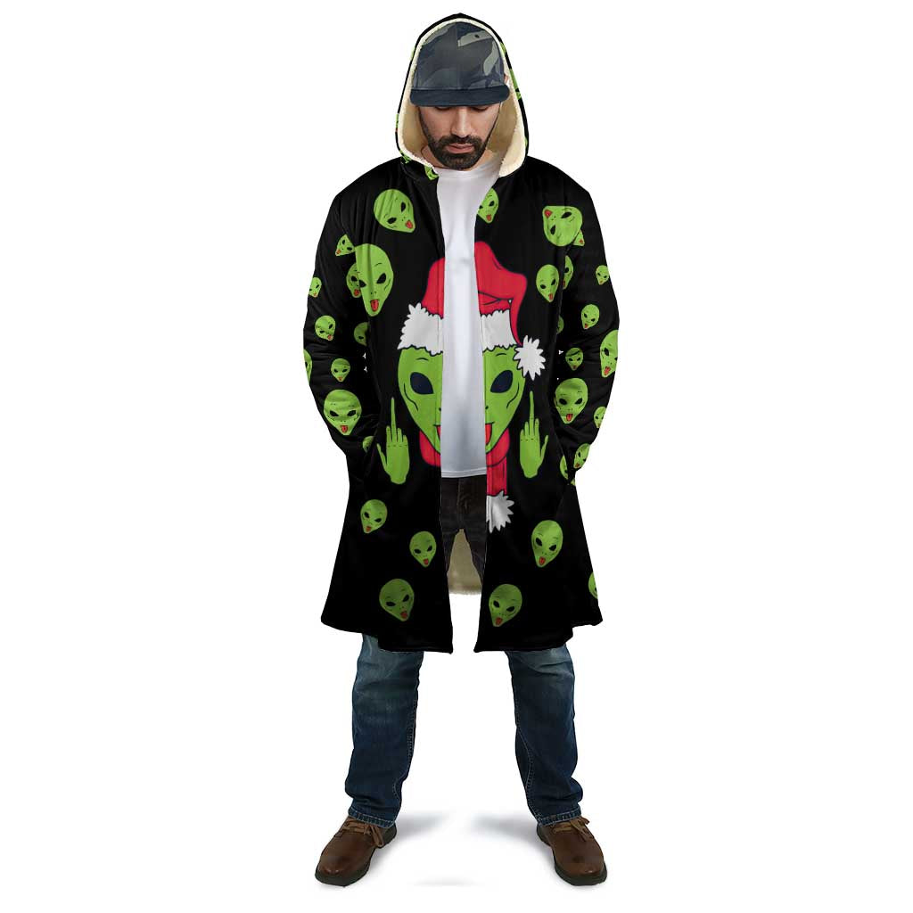 Alien Christmas Cloak Xmas Holiday Patterns - Wonder Print Shop