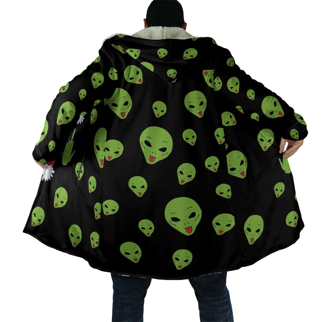 Alien Christmas Cloak Xmas Holiday Patterns - Wonder Print Shop