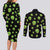 Alien Christmas Couples Matching Long Sleeve Bodycon Dress and Long Sleeve Button Shirt Xmas Holiday Patterns - Wonder Print Shop