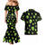 Alien Christmas Couples Matching Mermaid Dress and Hawaiian Shirt Xmas Holiday Patterns - Wonder Print Shop