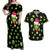 Alien Christmas Couples Matching Off Shoulder Maxi Dress and Hawaiian Shirt Xmas Holiday Patterns - Wonder Print Shop