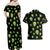 Alien Christmas Couples Matching Off Shoulder Maxi Dress and Hawaiian Shirt Xmas Holiday Patterns - Wonder Print Shop