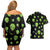 Alien Christmas Couples Matching Off Shoulder Short Dress and Hawaiian Shirt Xmas Holiday Patterns - Wonder Print Shop