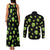 Alien Christmas Couples Matching Tank Maxi Dress and Long Sleeve Button Shirt Xmas Holiday Patterns - Wonder Print Shop