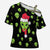 Alien Christmas Cross Shoulder Shirt Xmas Holiday Patterns - Wonder Print Shop