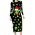 Alien Christmas Family Matching Long Sleeve Bodycon Dress and Hawaiian Shirt Xmas Holiday Patterns - Wonder Print Shop