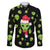 Alien Christmas Family Matching Off The Shoulder Long Sleeve Dress and Hawaiian Shirt Xmas Holiday Patterns - Wonder Print Shop