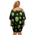 Alien Christmas Family Matching Off Shoulder Short Dress and Hawaiian Shirt Xmas Holiday Patterns - Wonder Print Shop