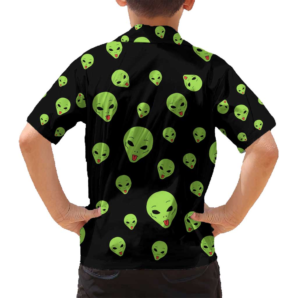 Alien Christmas Family Matching Puletasi and Hawaiian Shirt Xmas Holiday Patterns - Wonder Print Shop
