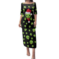 Alien Christmas Family Matching Puletasi and Hawaiian Shirt Xmas Holiday Patterns - Wonder Print Shop