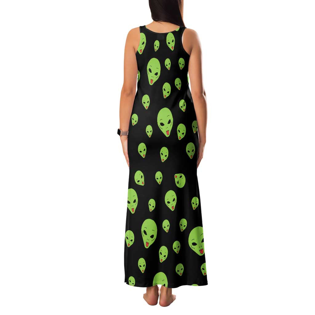 Alien Christmas Family Matching Tank Maxi Dress and Hawaiian Shirt Xmas Holiday Patterns - Wonder Print Shop