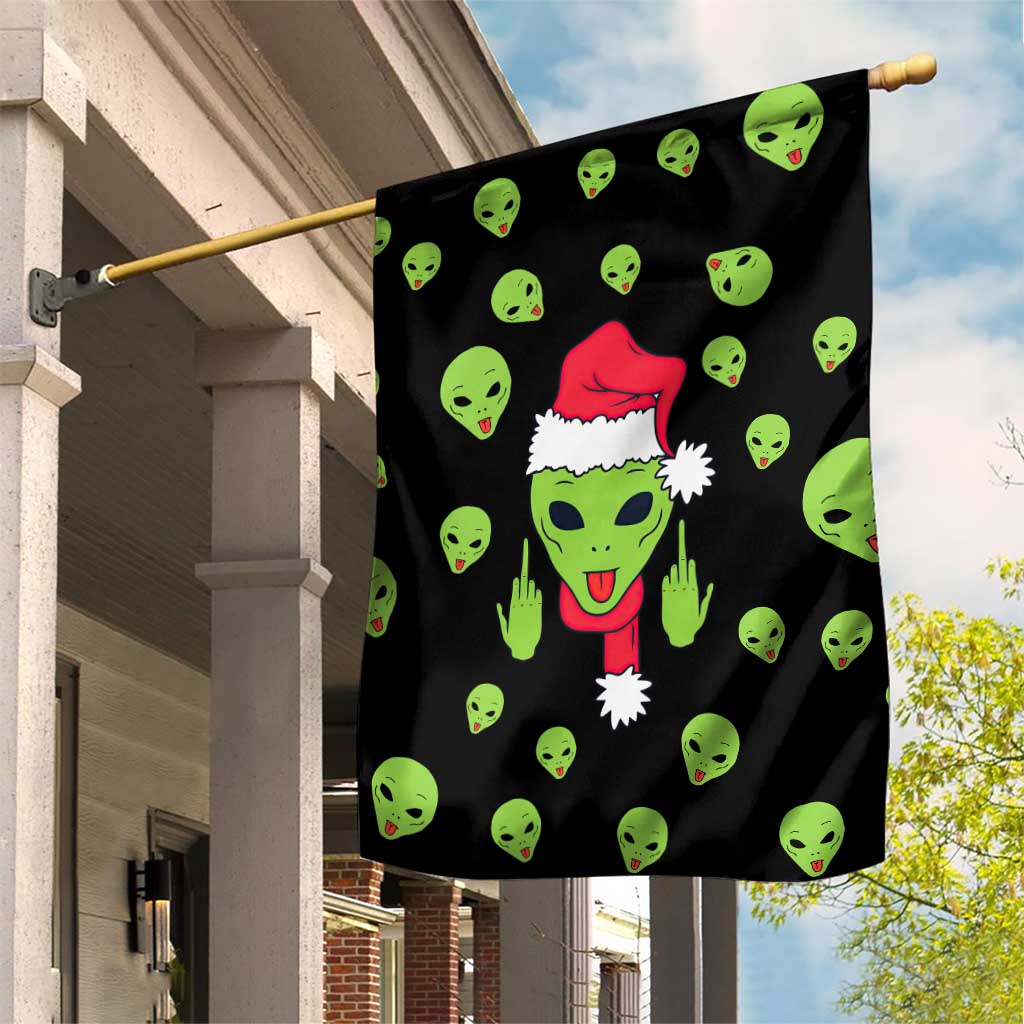 Alien Christmas Garden Flag Xmas Holiday Patterns - Wonder Print Shop