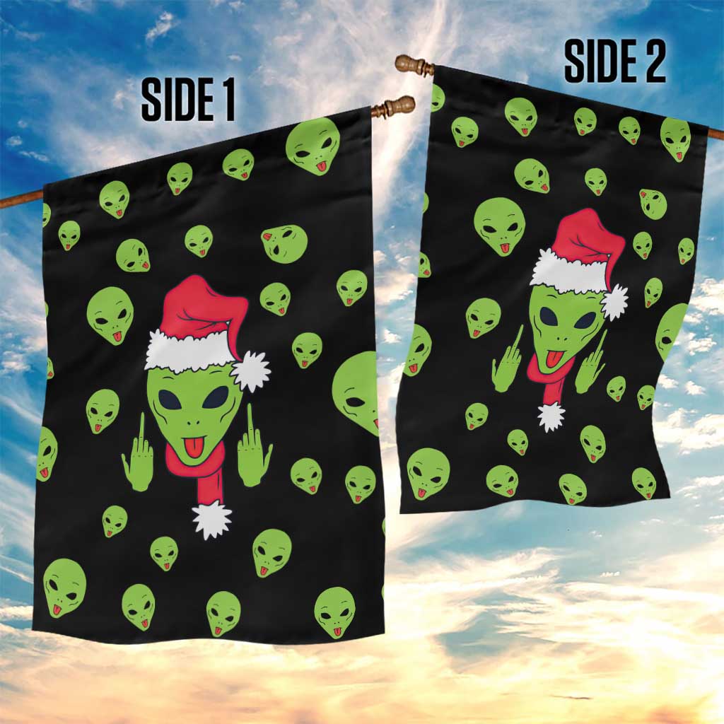 Alien Christmas Garden Flag Xmas Holiday Patterns - Wonder Print Shop