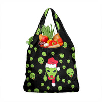 Alien Christmas Grocery Bag Xmas Holiday Patterns - Wonder Print Shop