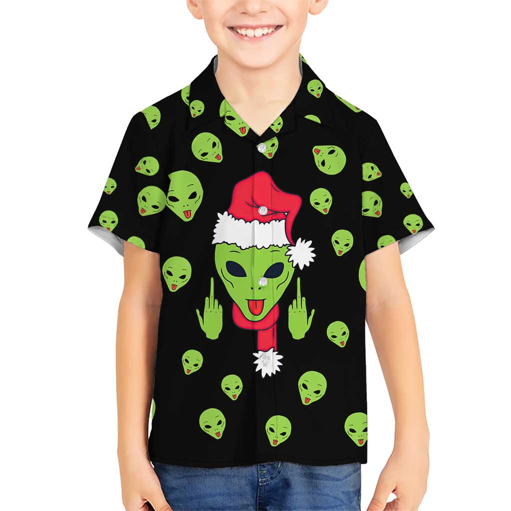 Alien Christmas Hawaiian Shirt Xmas Holiday Patterns - Wonder Print Shop