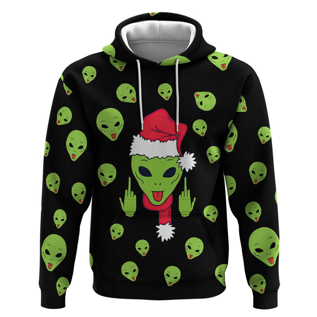 Alien Christmas Hoodie Xmas Holiday Patterns - Wonder Print Shop