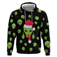 Alien Christmas Hoodie Xmas Holiday Patterns - Wonder Print Shop