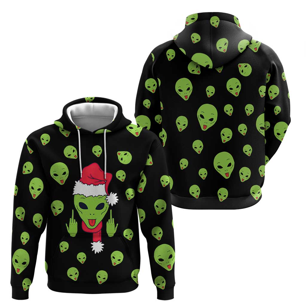 Alien Christmas Hoodie Xmas Holiday Patterns - Wonder Print Shop