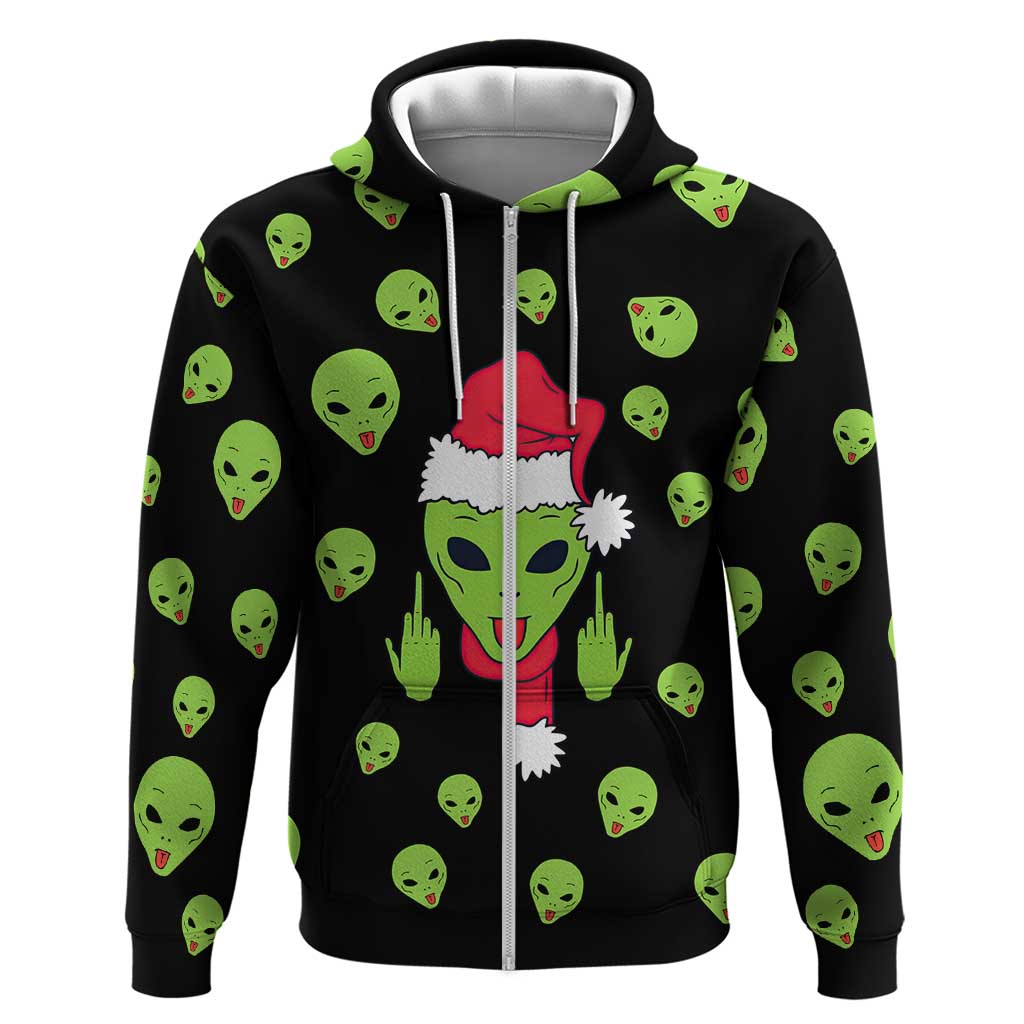 Alien Christmas Hoodie Xmas Holiday Patterns - Wonder Print Shop