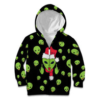 Alien Christmas Kid Hoodie Xmas Holiday Patterns - Wonder Print Shop