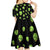 Alien Christmas Kid Short Sleeve Dress Xmas Holiday Patterns - Wonder Print Shop