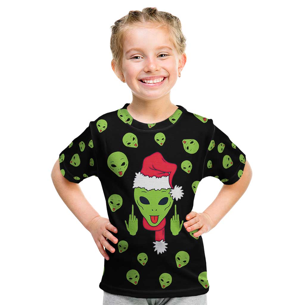 Alien Christmas Kid T Shirt Xmas Holiday Patterns - Wonder Print Shop