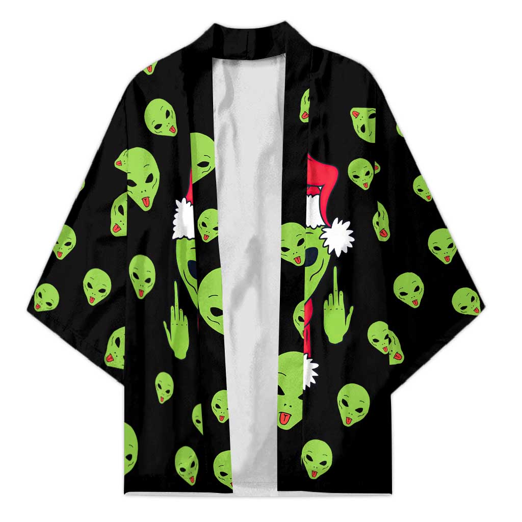 Alien Christmas Kimono Xmas Holiday Patterns - Wonder Print Shop