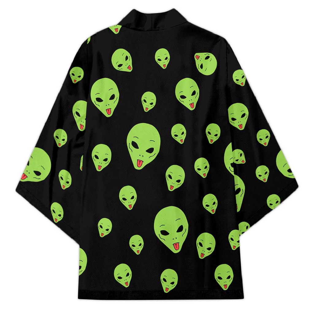 Alien Christmas Kimono Xmas Holiday Patterns - Wonder Print Shop