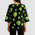 Alien Christmas Kimono Sleeve Blouse Xmas Holiday Patterns - Wonder Print Shop
