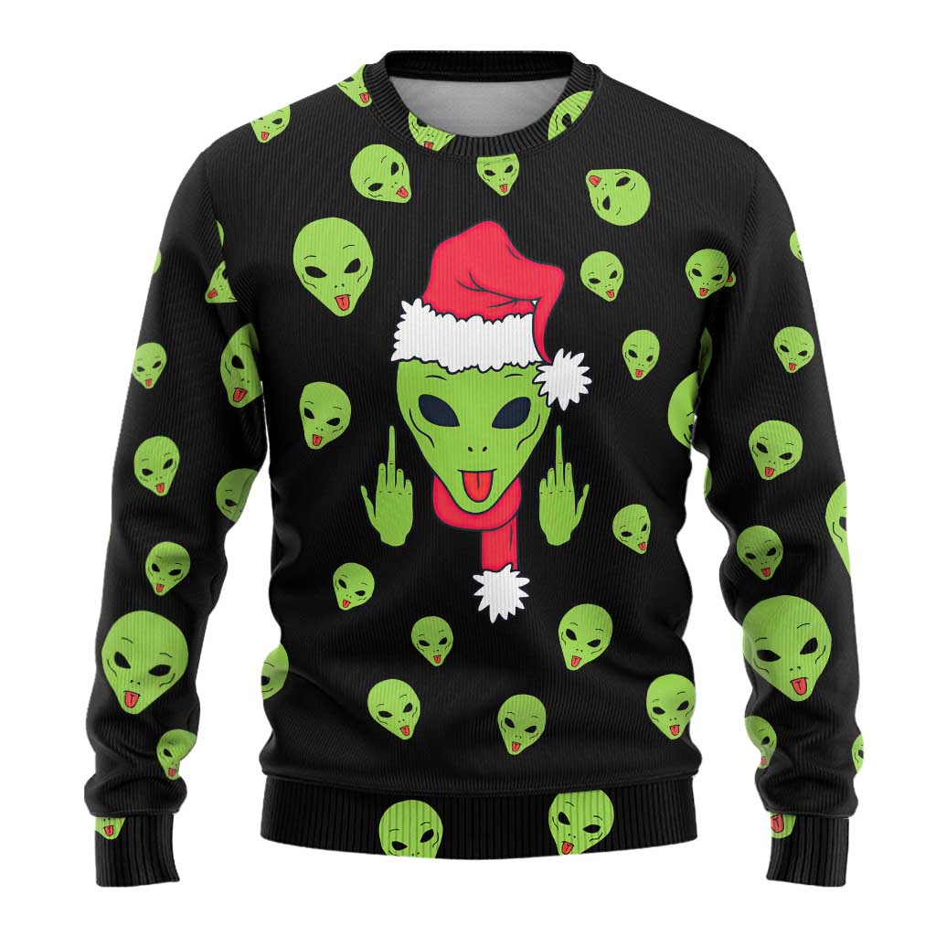Alien Christmas Ugly Christmas Sweater Xmas Holiday Patterns - Wonder Print Shop