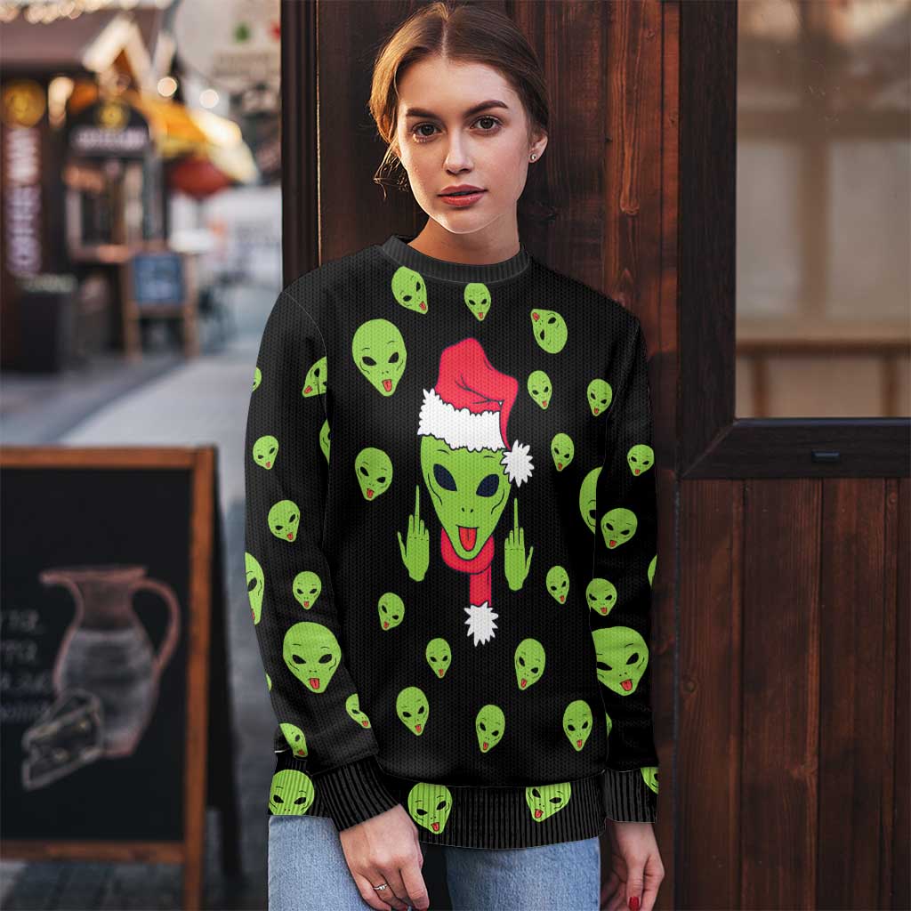 Alien Christmas Ugly Christmas Sweater Xmas Holiday Patterns - Wonder Print Shop