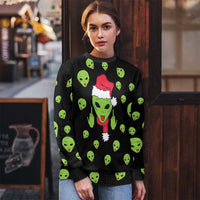 Alien Christmas Ugly Christmas Sweater Xmas Holiday Patterns - Wonder Print Shop