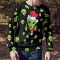 Alien Christmas Ugly Christmas Sweater Xmas Holiday Patterns - Wonder Print Shop