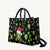 Alien Christmas Leather Bag Xmas Holiday Patterns - Wonder Print Shop
