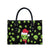 Alien Christmas Leather Bag Xmas Holiday Patterns - Wonder Print Shop