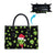Alien Christmas Leather Bag Xmas Holiday Patterns - Wonder Print Shop