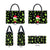 Alien Christmas Leather Bag Xmas Holiday Patterns - Wonder Print Shop