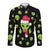 Alien Christmas Long Sleeve Button Shirt Xmas Holiday Patterns - Wonder Print Shop