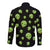 Alien Christmas Long Sleeve Button Shirt Xmas Holiday Patterns - Wonder Print Shop