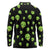 Alien Christmas Long Sleeve Polo Shirt Xmas Holiday Patterns - Wonder Print Shop
