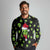 Alien Christmas Long Sleeve Polo Shirt Xmas Holiday Patterns - Wonder Print Shop